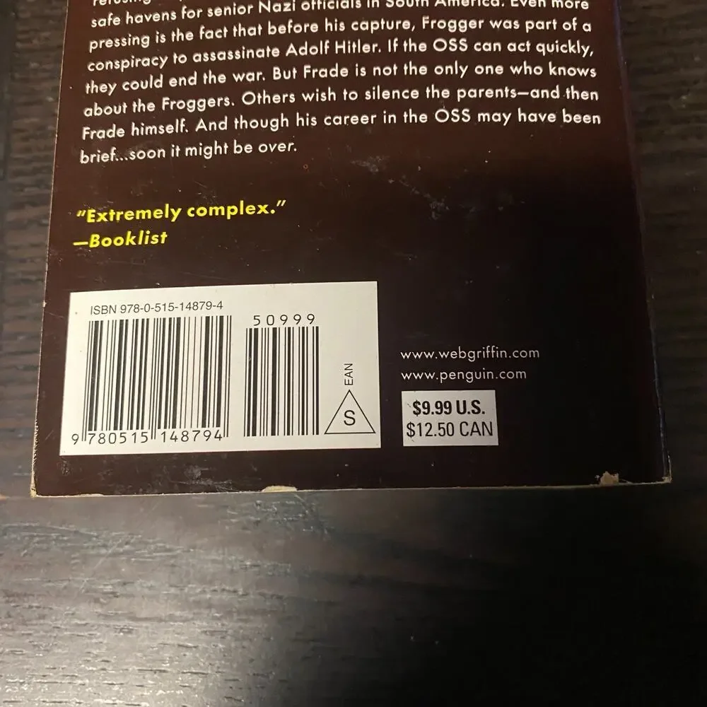 Honor of Spies by W. E. B. Griffin and William E. Butterworth IV 2010